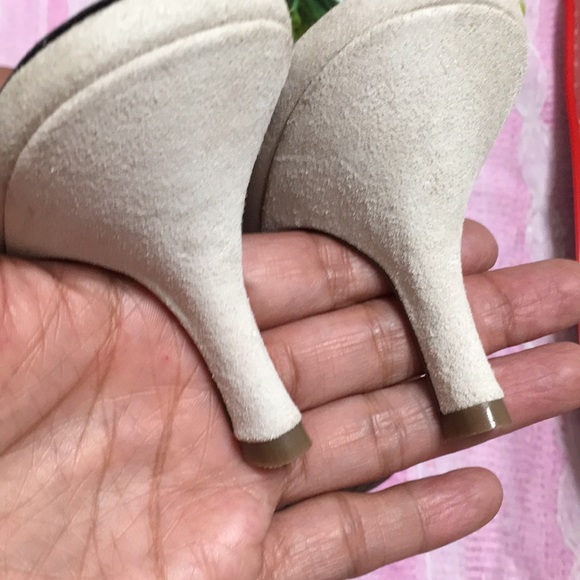 Coup D'ETAT Beige Suede Slide Mules, sz 7 - Picture 12 of 12